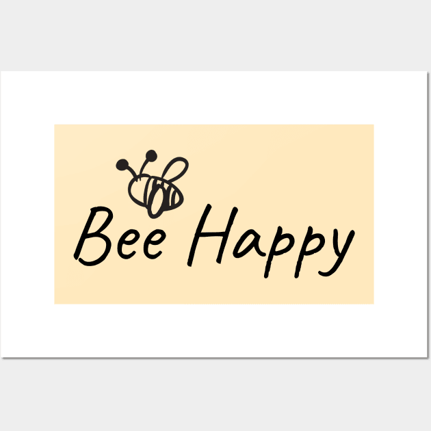 Bee Happy Wall Art by Dreamer's Masquerade